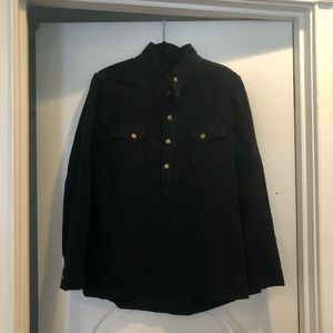 Billy Reid half button shirt